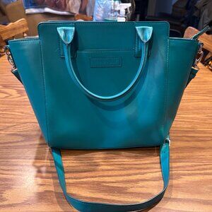 Vera Bradley Teal Satchel - EUC